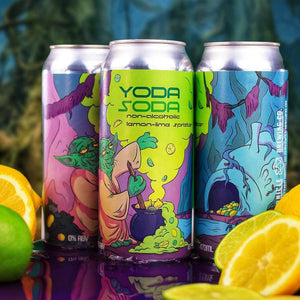 
            
                Load image into Gallery viewer, Yoda Soda - 0% Alcohol Lemon Lime Spritzer 4 Pack
            
        