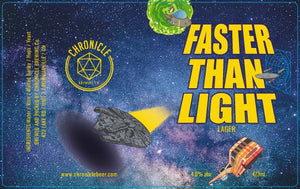 FASTER THAN LIGHT LIGHT LAGER