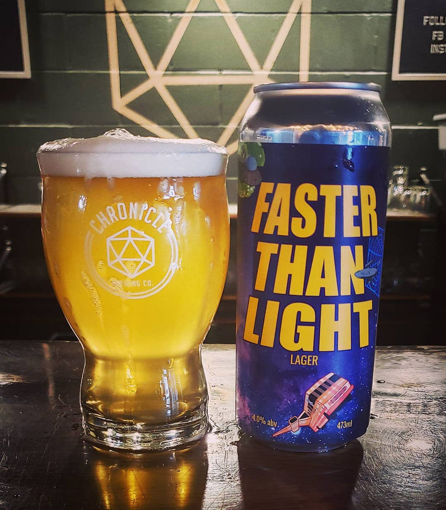 FASTER THAN LIGHT LIGHT LAGER